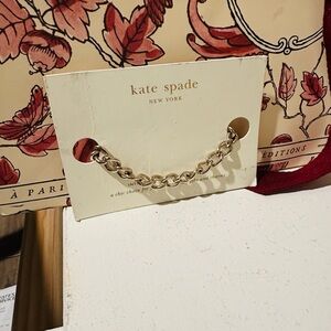 Kate Spade Silver charm Chain for key fobs and charms